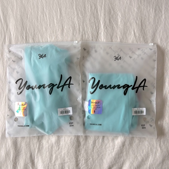 YoungLA | Powerpuff Aqua Women's Activewear Set - Picture 12 of 12